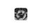 [E] น็อตยึดสายไฟ สแตนเลสชุบนิกเกิ้ล M3x8 mm พร้อมแหวนทรงสี่เหลี่ยม ขนาด 8x8 mm